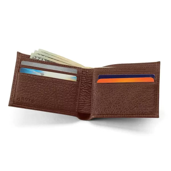 Orvis American Bison Thinfold Leather Wallet | Men Wallets