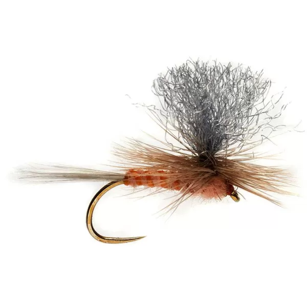 Orvis Barbless Tactical Pale Orange Sulphur Parachute | Dry Flies