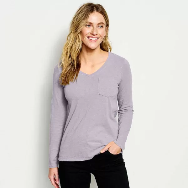 Orvis Canyon V-Neck Long-Sleeved Tee | Women Shirts