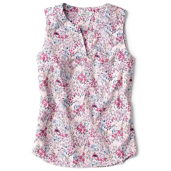 Orvis Easy Sleeveless Printed Camp Shirt | Women Shirts