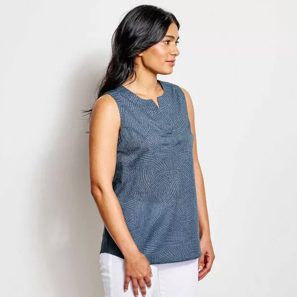 Orvis Easy Sleeveless Printed Camp Shirt | Women Shirts