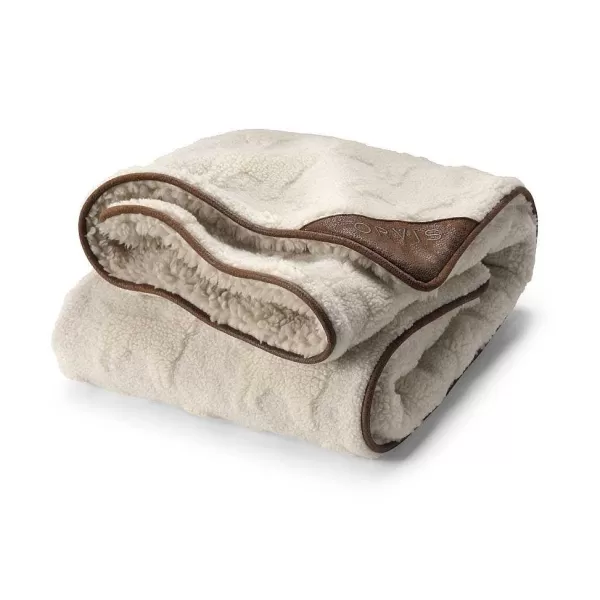 Orvis Embossed Sherpa Throw | Throw Blankets