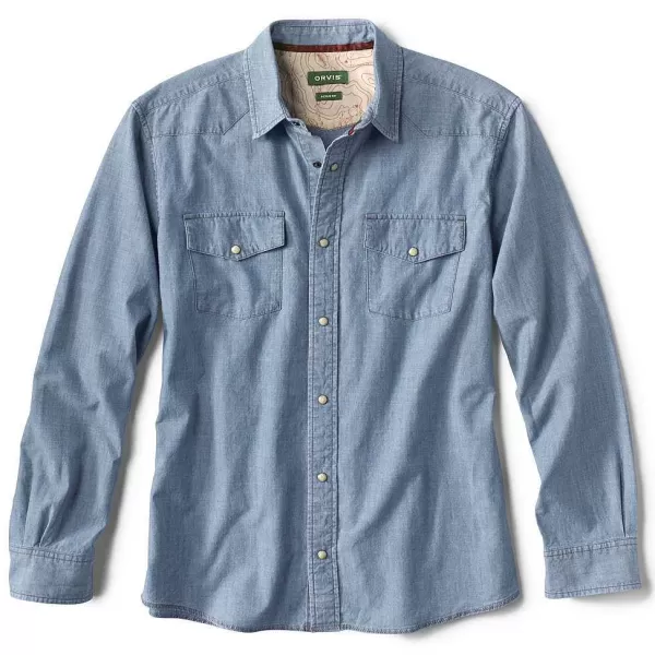 Orvis Great Bend Washed Indigo Shirt | Men Shirts