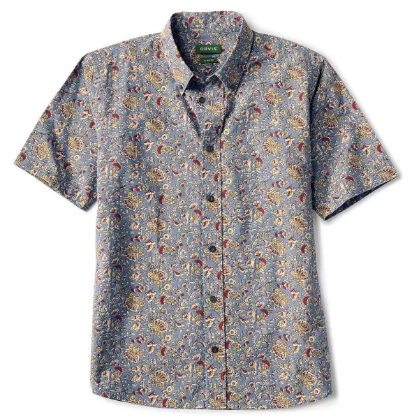 Orvis High Rock Short-Sleeved Printed Shirt | Men Shirts