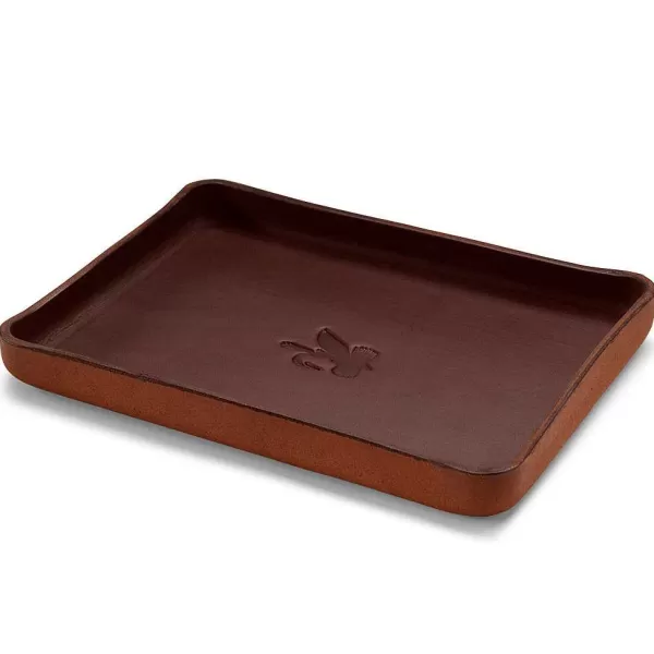 Orvis Leather Desktop Tray With Fly | Home Decor