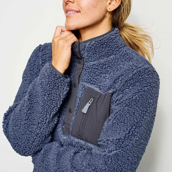 Orvis Mad River Sherpa Quarter-Snap | Women Fleece