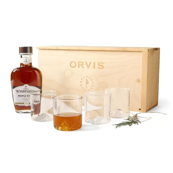 Orvis North Drinkware Mountain Whiskey Tumblers | Glassware & Bar