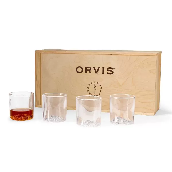 Orvis North Drinkware Mountain Whiskey Tumblers | Glassware & Bar