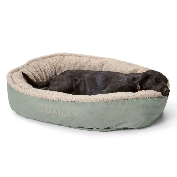 Orvis Comfortfill-Eco Wraparound Dog Bed With Fleece | Comfortfill-Eco Beds