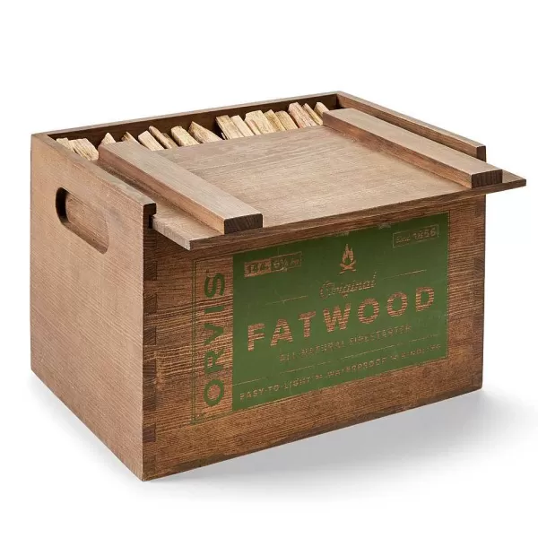 Orvis Fatwood - 14-Lb. Wooden Box | Fireplace & Hearth