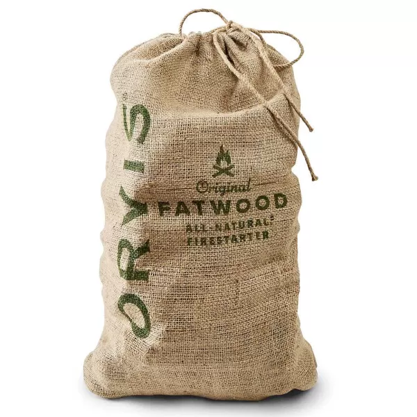 Orvis Fatwood - 15-Lb. Burlap Sack | Fireplace & Hearth