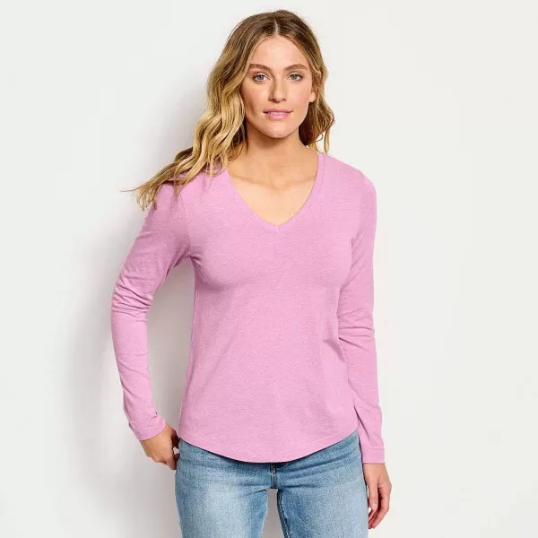 Orvis Perfect Relaxed V-Neck Long-Sleeved Tee | Women Shirts