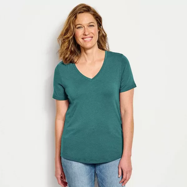 Orvis Perfect Relaxed V-Neck Short-Sleeved Tee | Women Shirts