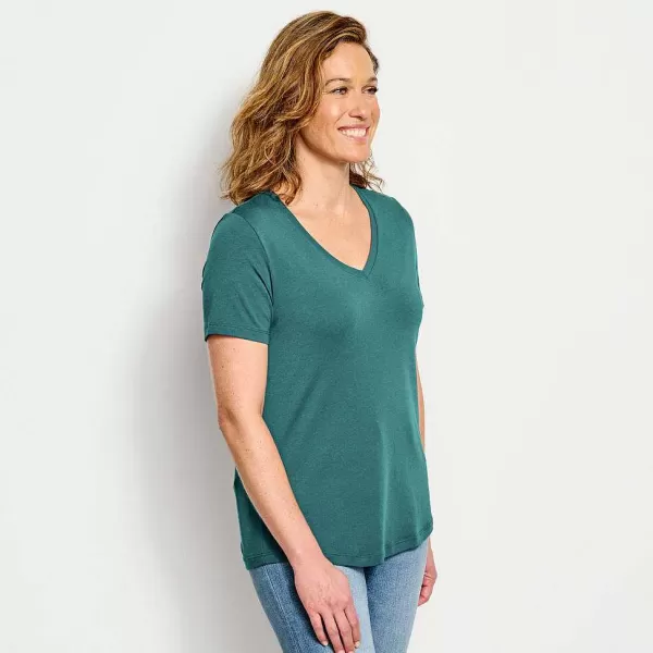 Orvis Perfect Relaxed V-Neck Short-Sleeved Tee | Women Shirts