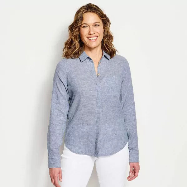 Orvis Performance Linen Long-Sleeved Shirt | Women Shirts