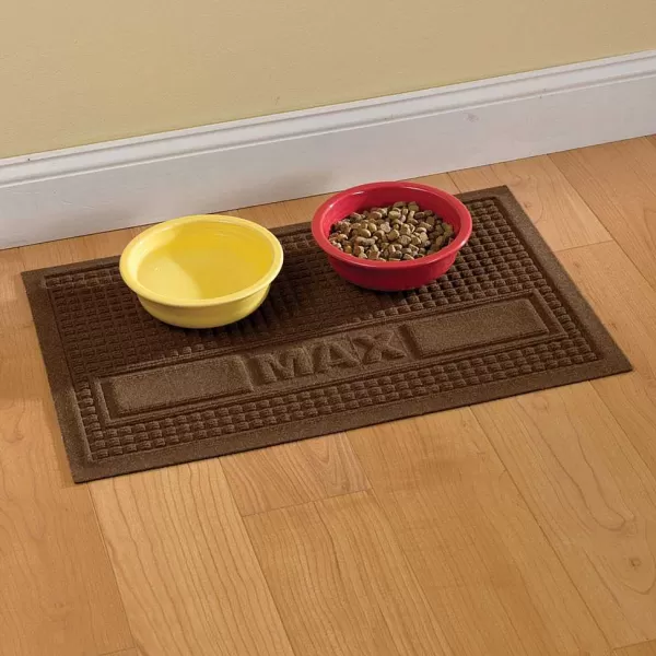 Orvis Personalized Recycled Water Trapper® Grid Pet Placemat | Bowls, Feeders & Food Storage