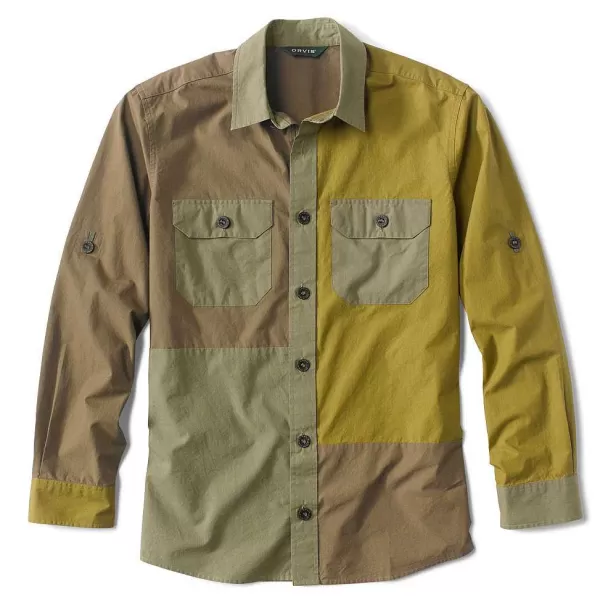 Orvis Quest Poplin Patch Long-Sleeved Shirt | Men Shirts