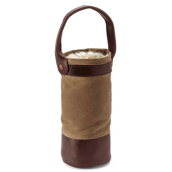 Orvis Shearling-Lined Bottle Carrier | Glassware & Bar
