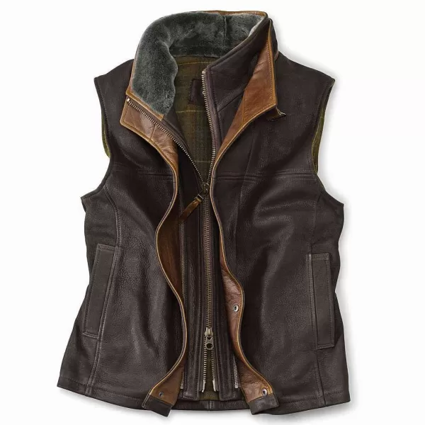 Orvis Trekker Shearling Vest | Men Jackets