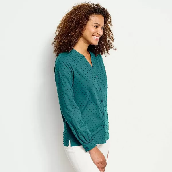 Orvis Wander Long-Sleeved Textured Shirt | Women Shirts
