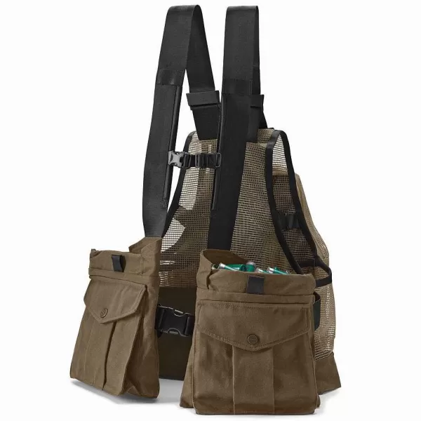 Orvis Waxed Cotton Strap Vest | Men Hunting