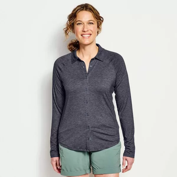 Orvis Women'S Dricast Long-Sleeved Button-Front | Women Shirts