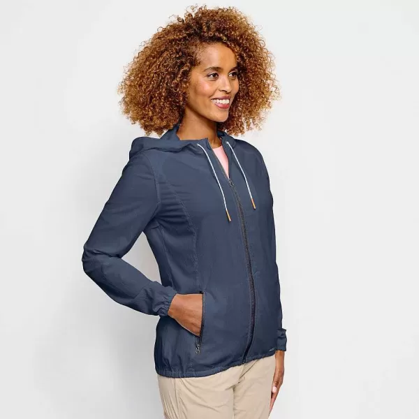 Orvis Women'S Open Air Caster Hooded Zip-Up Jacket | Women Shirts