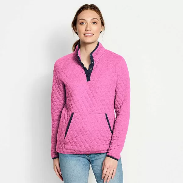 Orvis Women'S Outdoor Quilted Snap Sweatshirt | Women Sweatshirts