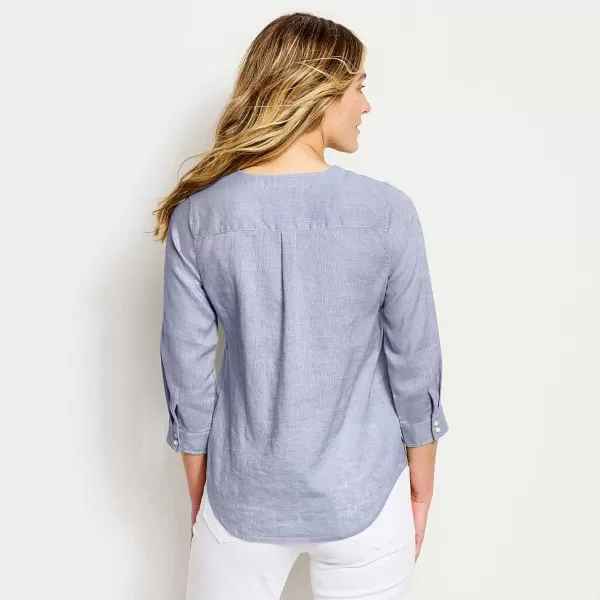 Orvis Women'S Performance Linen Three-Quarter-Sleeved Shirt | Women Shirts