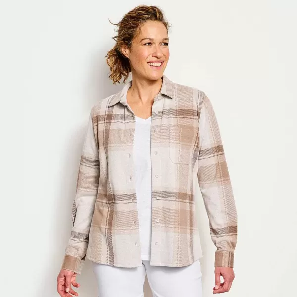 Orvis Women'S Snowy River Brushed Knit Long-Sleeved Shirt | Women Shirts
